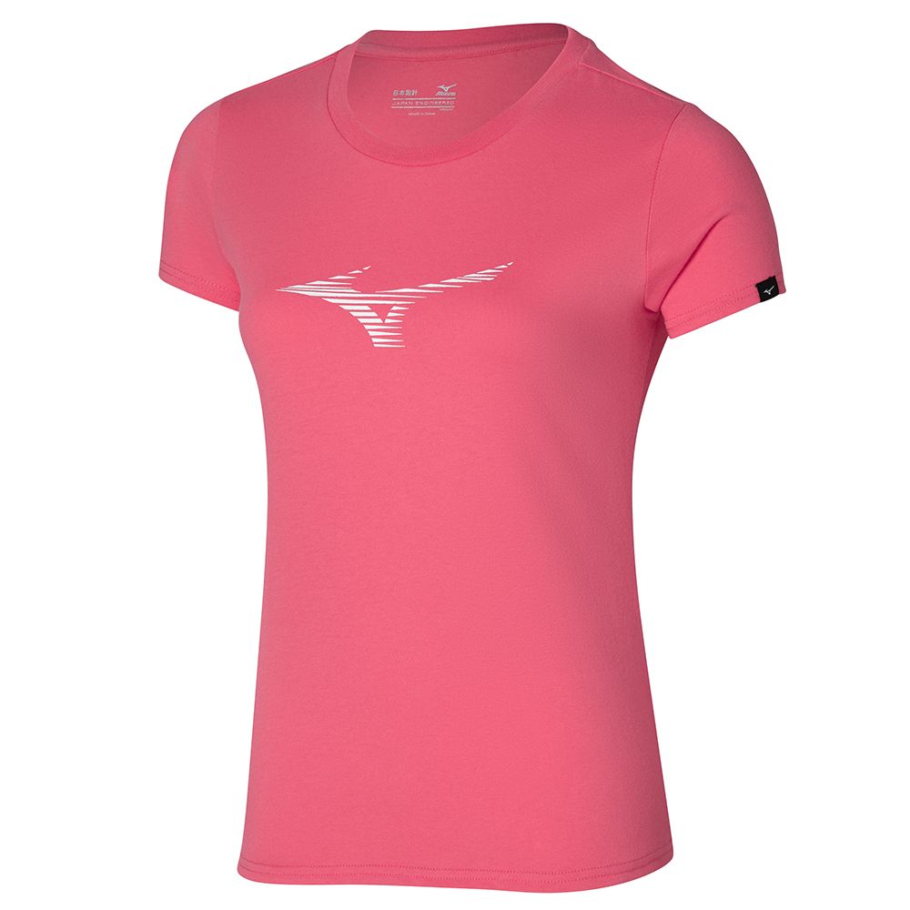Mizuno Athletics Rb Tee Coral | PQEG-67820
