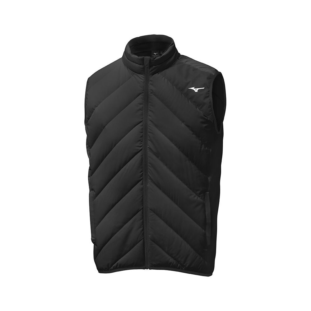 Mizuno Breath Thermo Move Down Gilet Negras | FJTN-92345