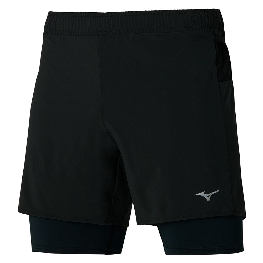 Mizuno Er 5.5 2in1 Negras | PWFQ-78309