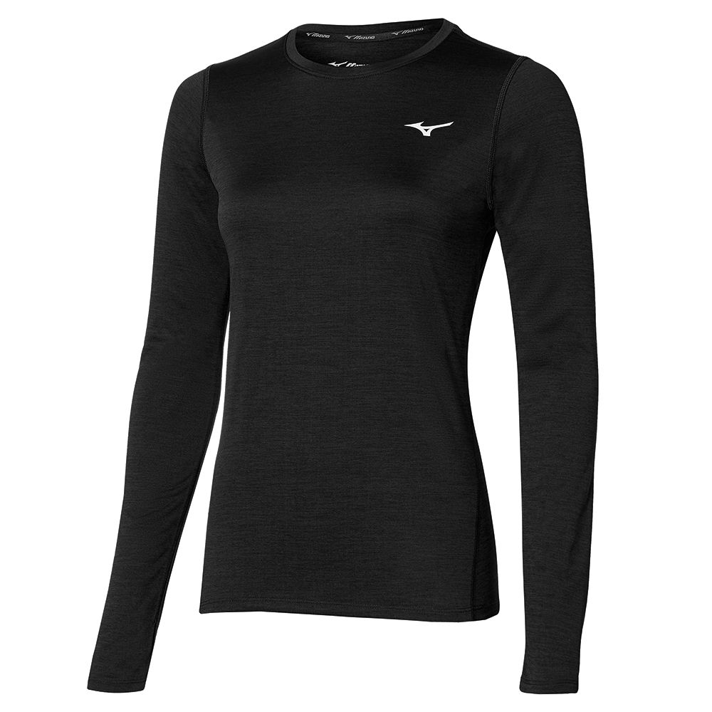 Mizuno Impulse Core Ls Tee Negras | LMXH-36824