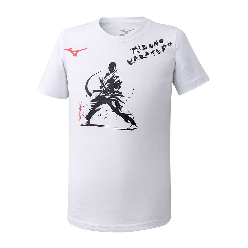 Mizuno Karatedo Tee Blancas | NVUR-08926