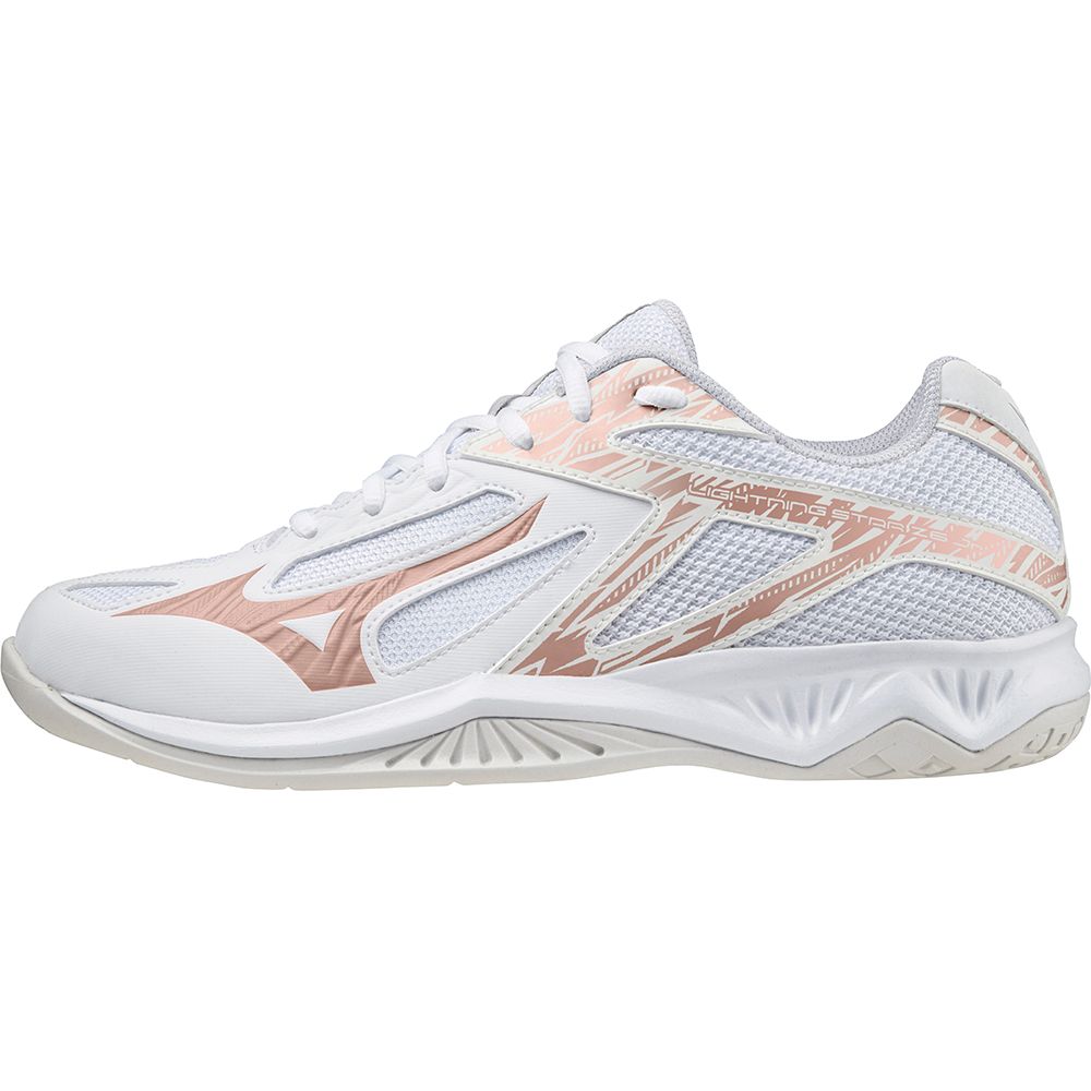 Mizuno Lightning Star Z6 Jr Blancas Rosas | KUWT-83019