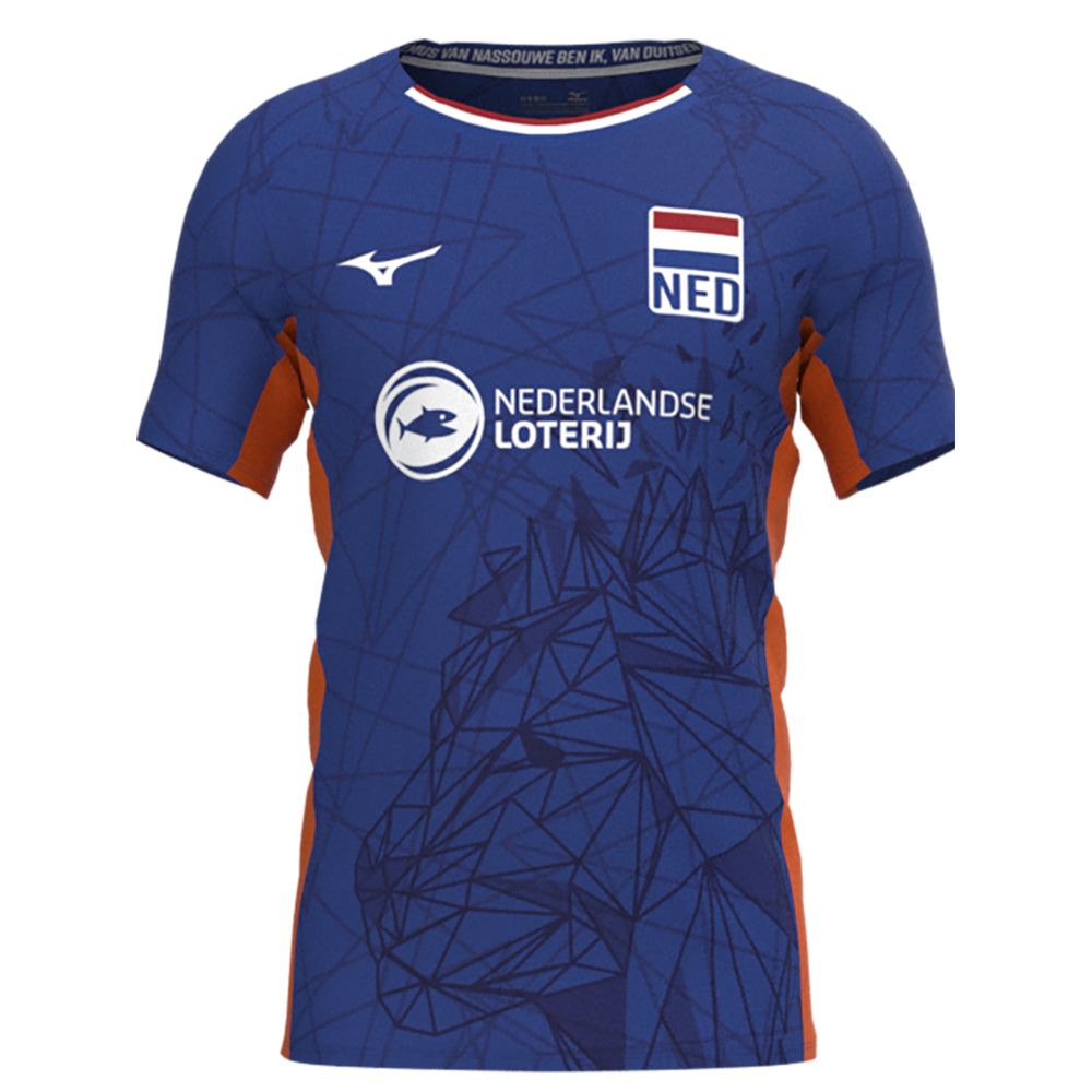 Mizuno Nevobo Volleyball Match Blue Shirt Azules Azules | RAJW-46895