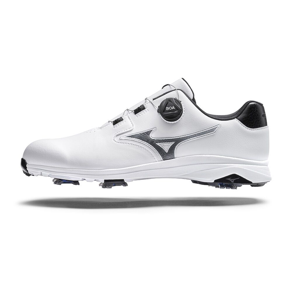 Mizuno Nexlite Gs Spiked Boa Blancas Plateadas | FJSL-27901