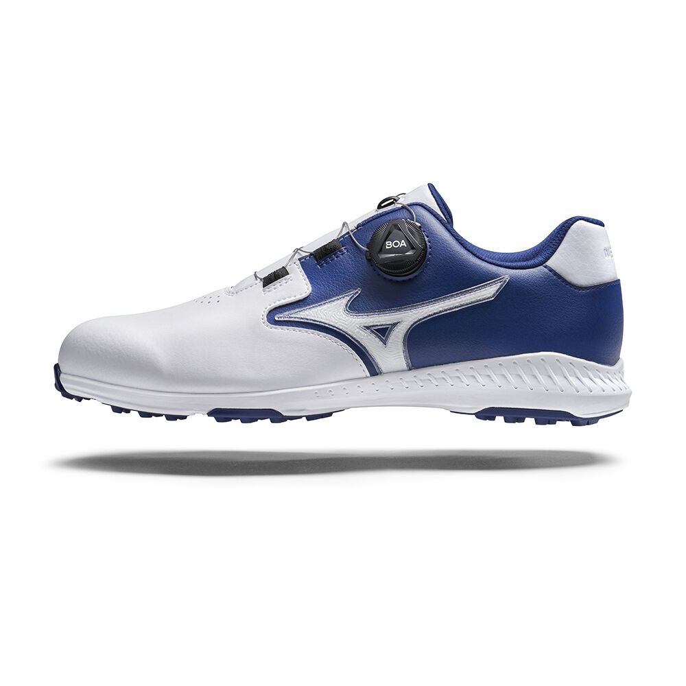 Mizuno Nexlite Gs Spikeless Blancas Azul Marino | ALBS-94852