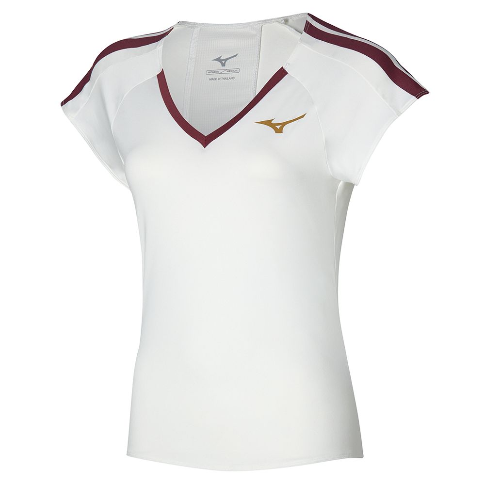 Mizuno Printed Tee Blancas | DQNX-70516