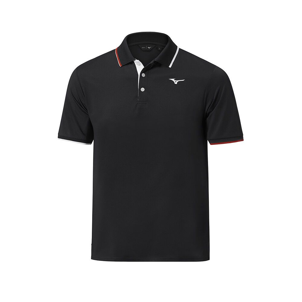 Mizuno Qd Comp Plus Polo Negras | IWEK-47196