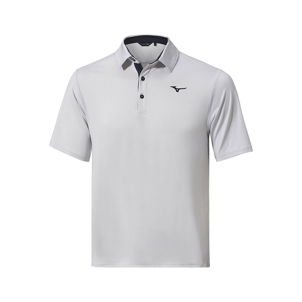 Mizuno Qd Comp Polo Gris | CYJR-48352