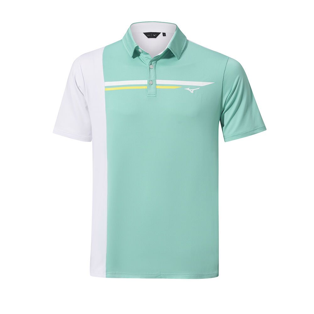 Mizuno Qd Elite Panel Polo Verde | AGHL-57138
