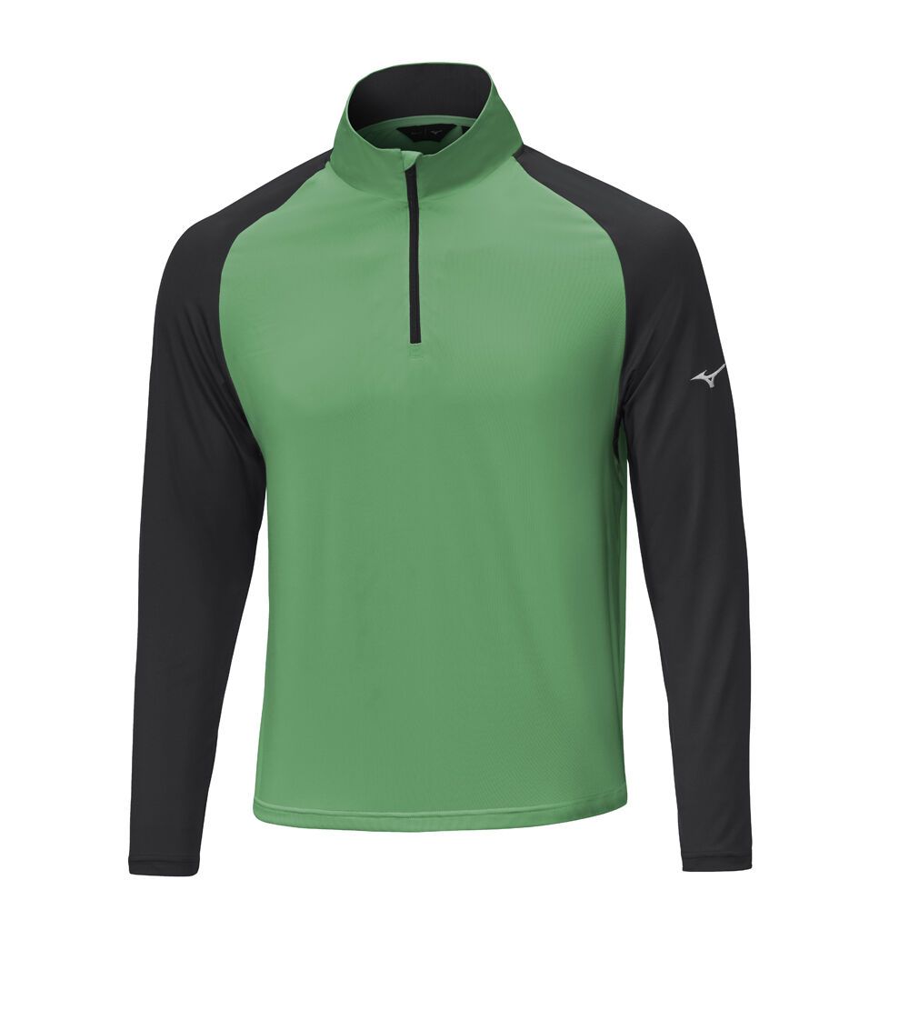 Mizuno Quick Dry Breeze 1/4 Zip Turquesa Verde | PQSX-81093