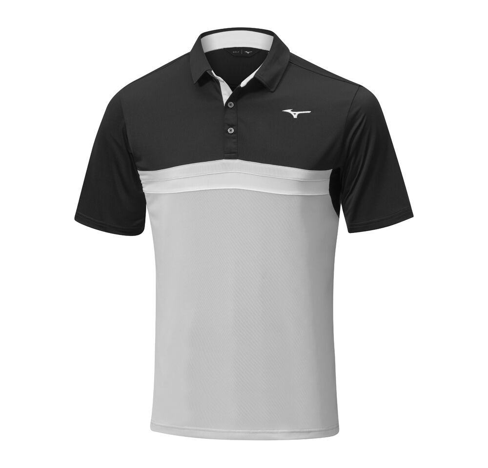 Mizuno Quick Dry Horizon Polo Negras | FQHR-18793