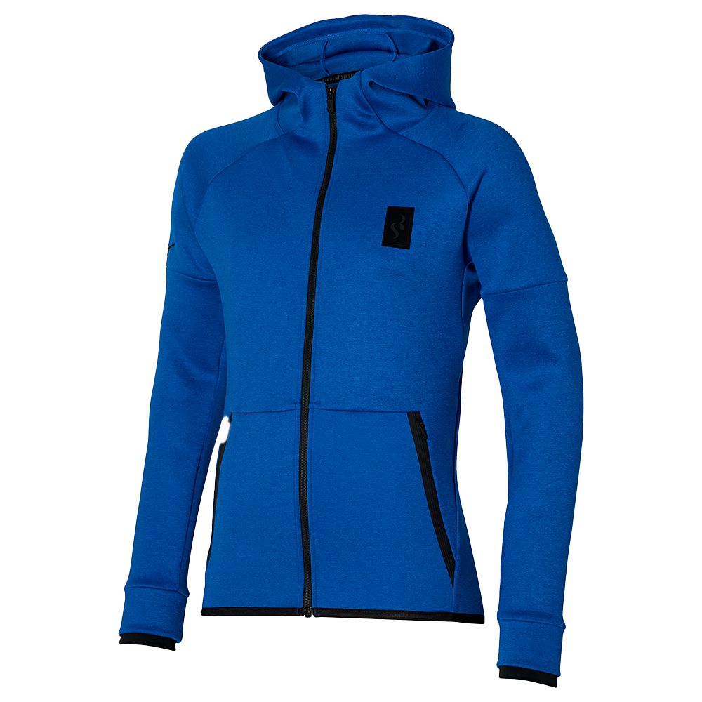 Mizuno Sweat Hoody Sr Azules | AKGI-07518