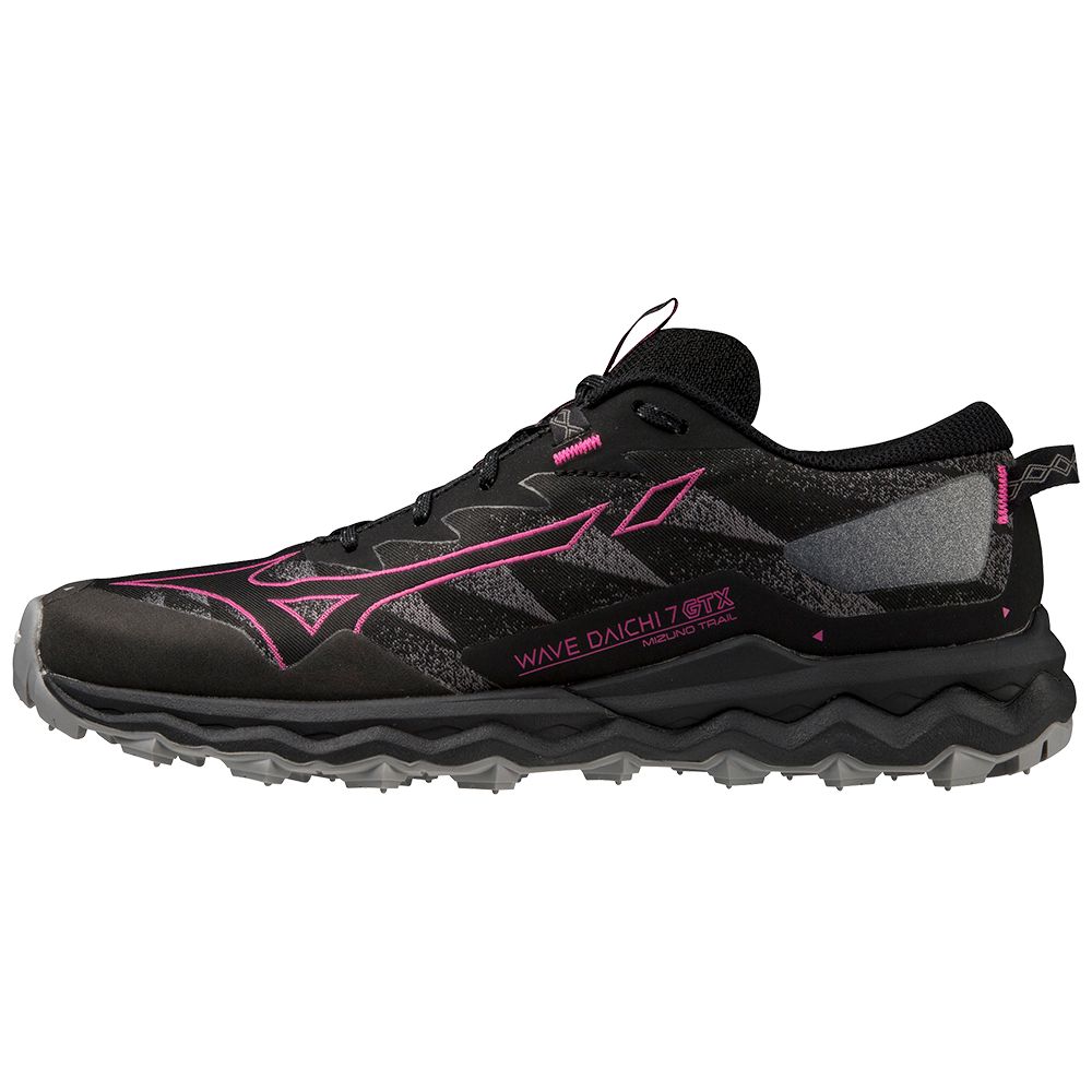 Mizuno Wave Daichi 7 Gtx Negras Fucsia | JQBP-70931