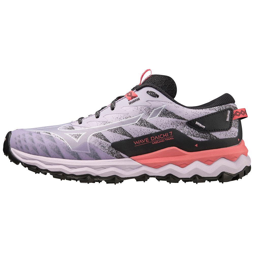 Mizuno Wave Daichi 7 Moradas Naranjas Coral | ABSO-27693