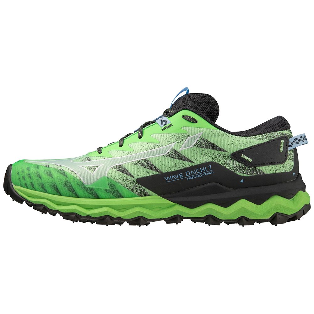 Mizuno Wave Daichi 7 Verde Azules | LFNE-61237