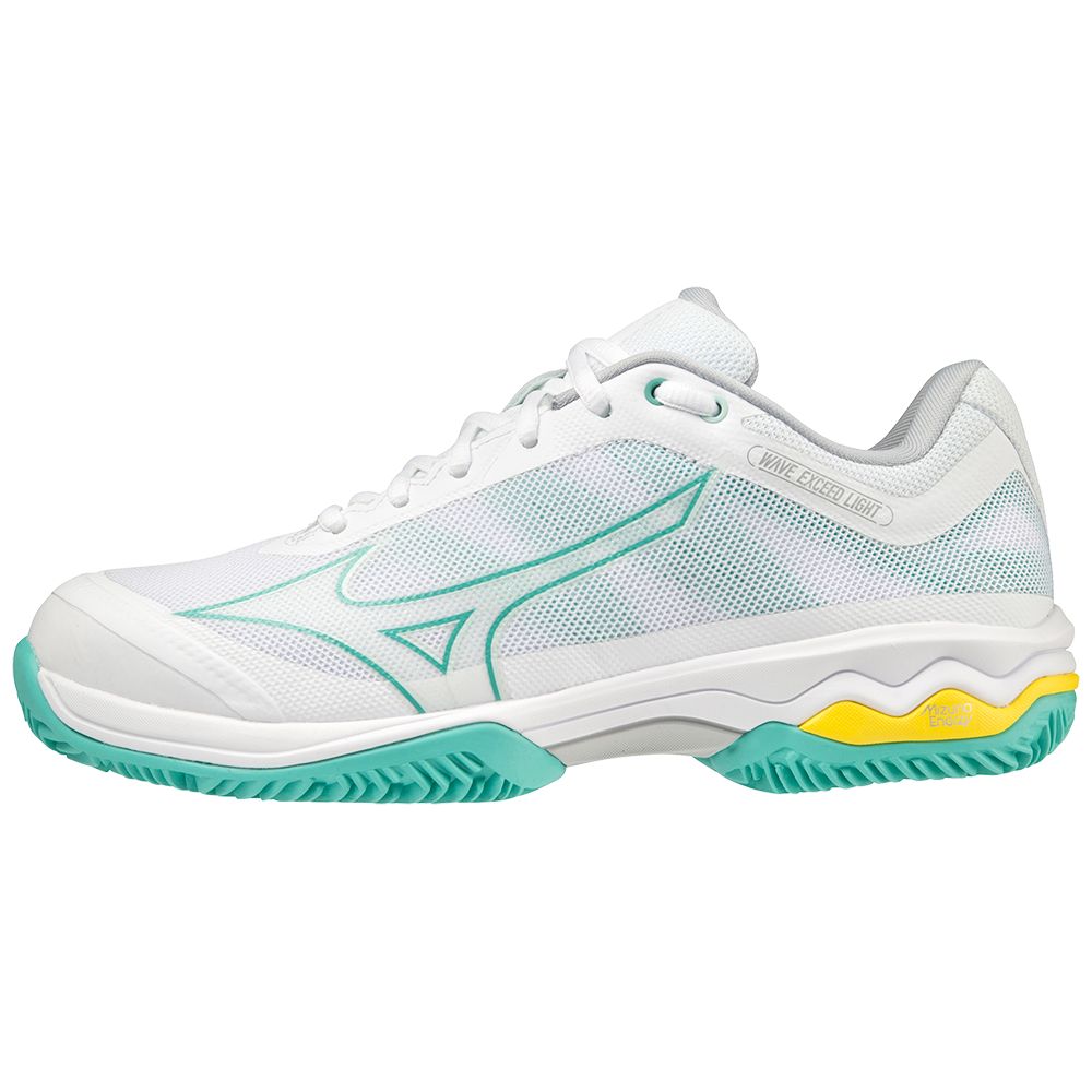 Mizuno Wave Exceed Light Cc Blancas Turquesa | DTOM-91276