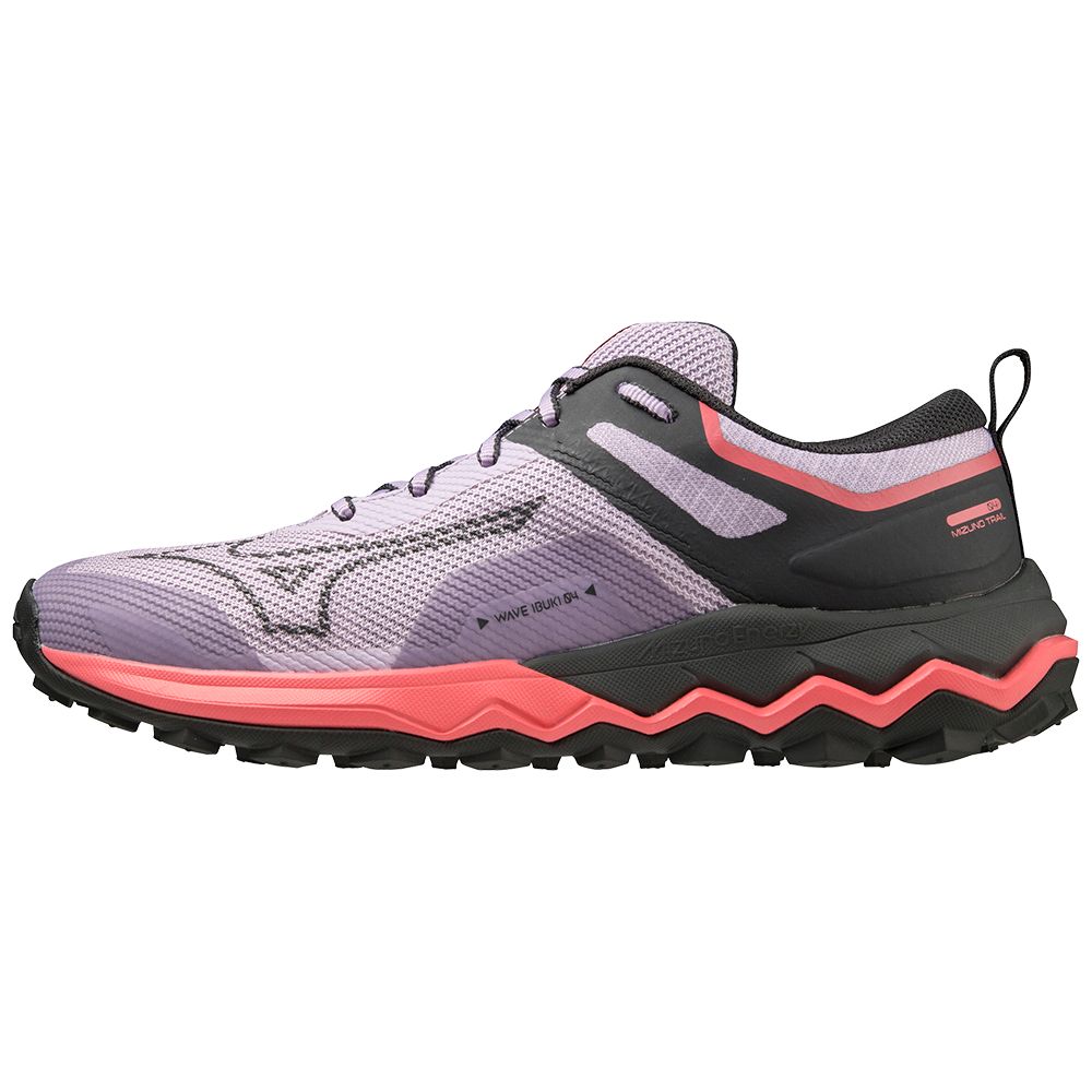 Mizuno Wave Ibuki 4 Moradas Negras Naranjas Coral | MUFG-15842