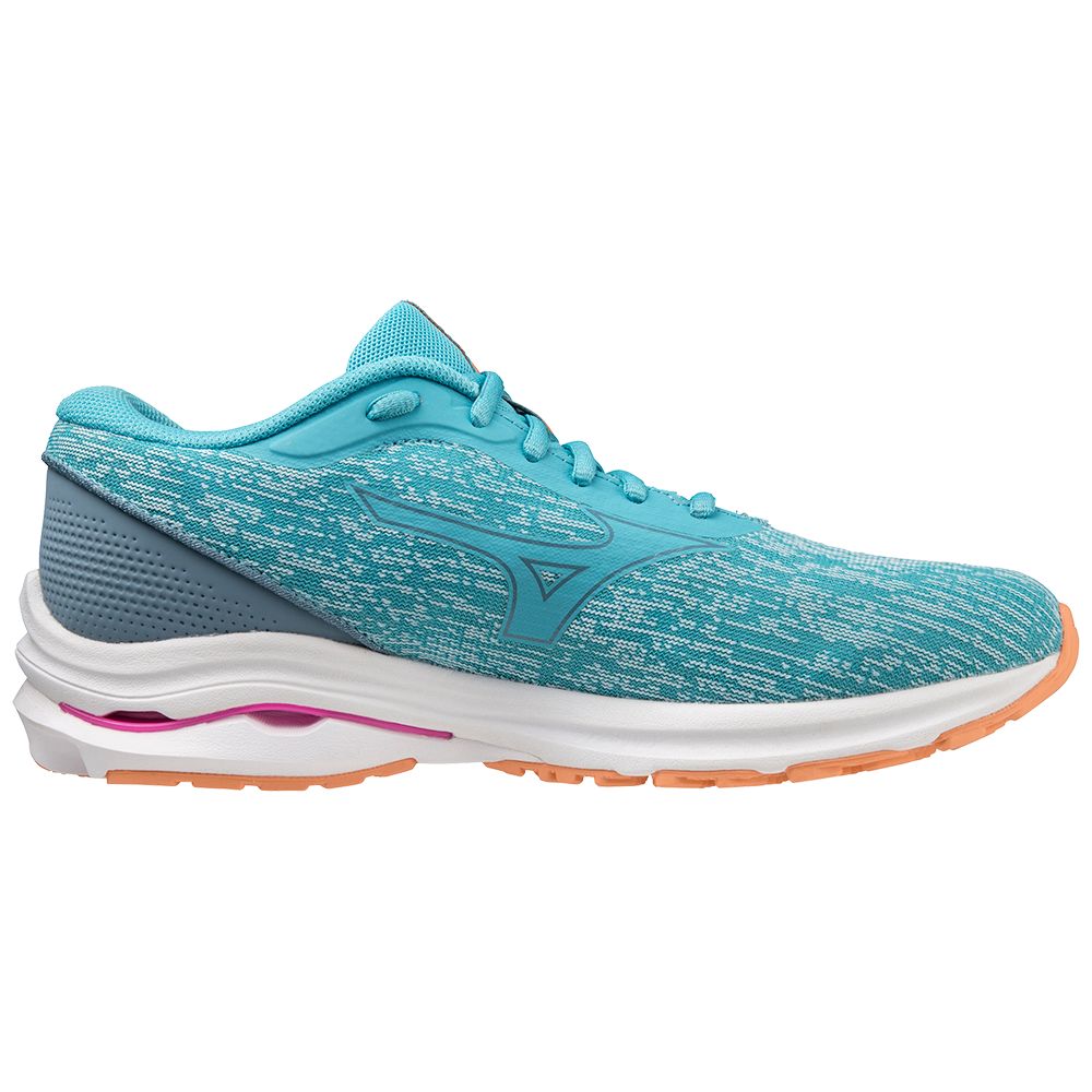 Mizuno Wave Kizuna 3 Azules Plateadas Naranjas Claro | DPHQ-52486