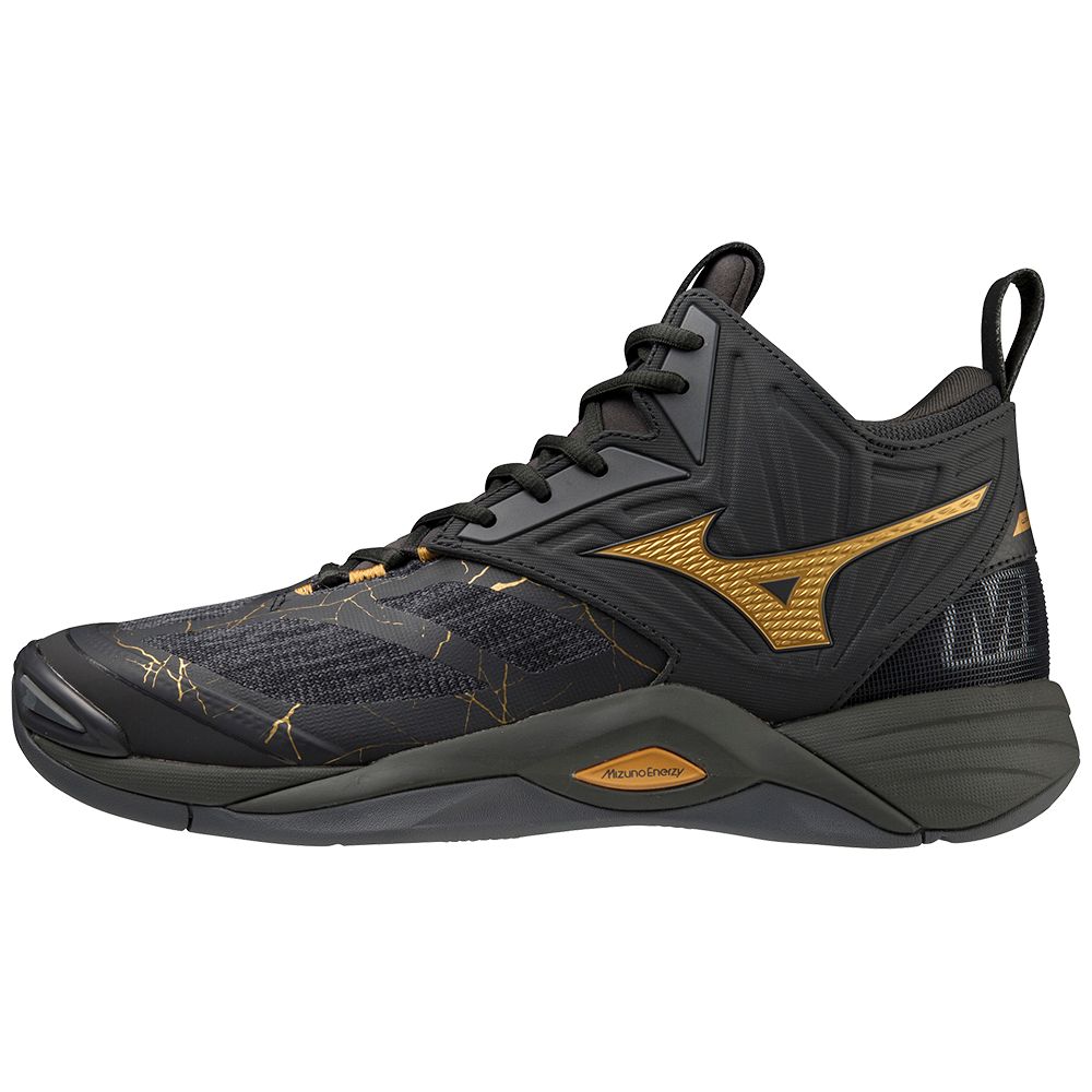 Mizuno Wave Momentum 2 Mid Negras | ODGI-97506