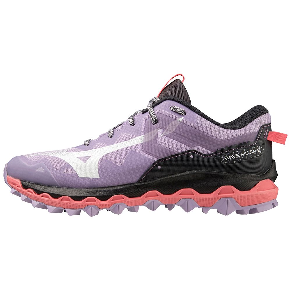 Mizuno Wave Mujin 9 Moradas Blancas Naranjas Coral | JRYD-86457