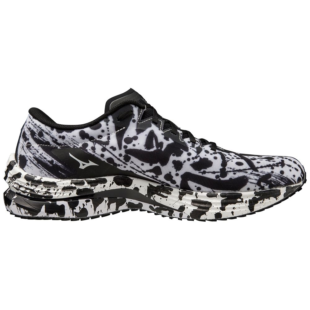 Mizuno Wave Rebellion Flash Blancas Negras | MAUS-18395