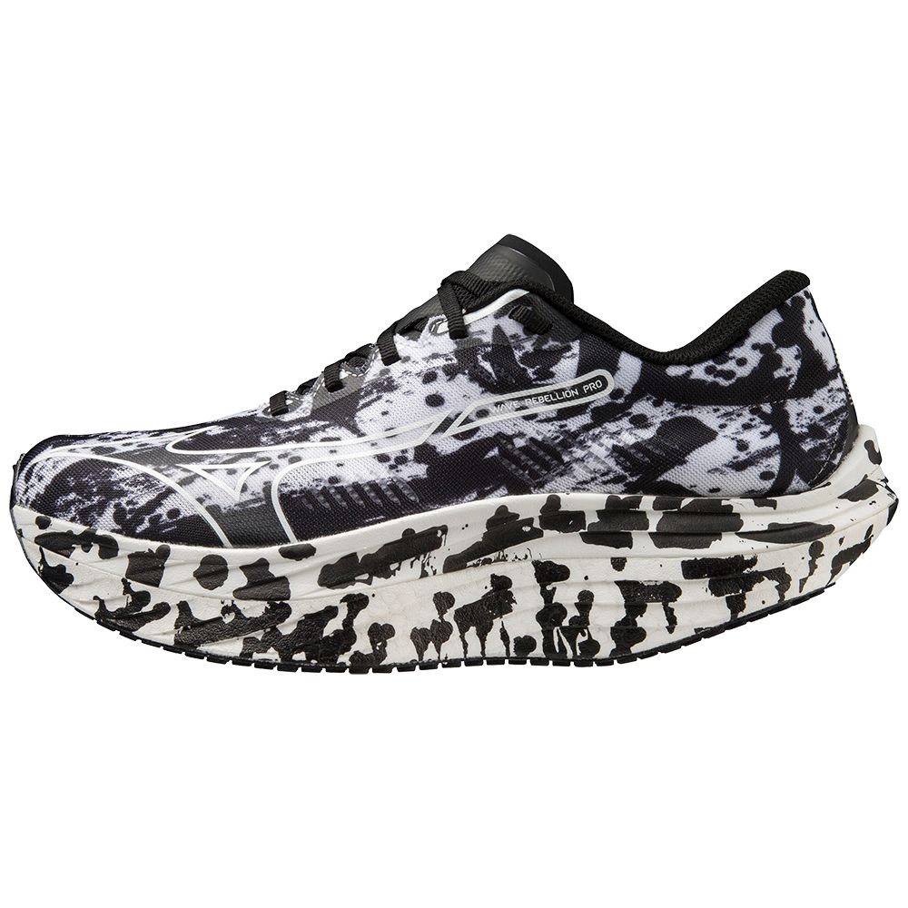 Mizuno Wave Rebellion Pro Blancas Negras | BUGD-43815