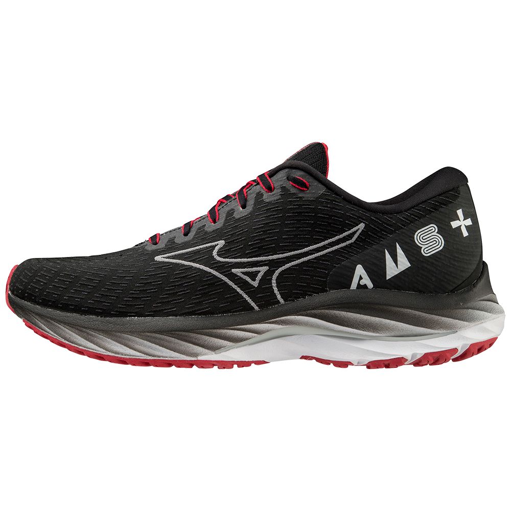 Mizuno Wave Rider 26 Amsterdam Marathon 2022 Negras Blancas Rojas | YRIN-16590