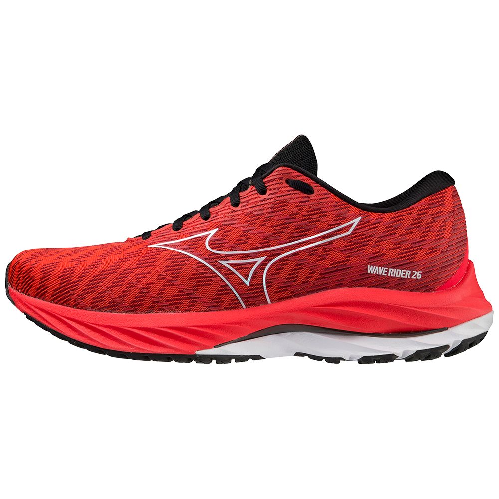 Mizuno Wave Rider 26 Rojas Blancas Negras | HDXP-98154