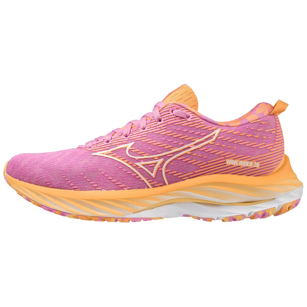 Mizuno Wave Rider 26 Roxy Blancas Naranjas | HRVP-93748