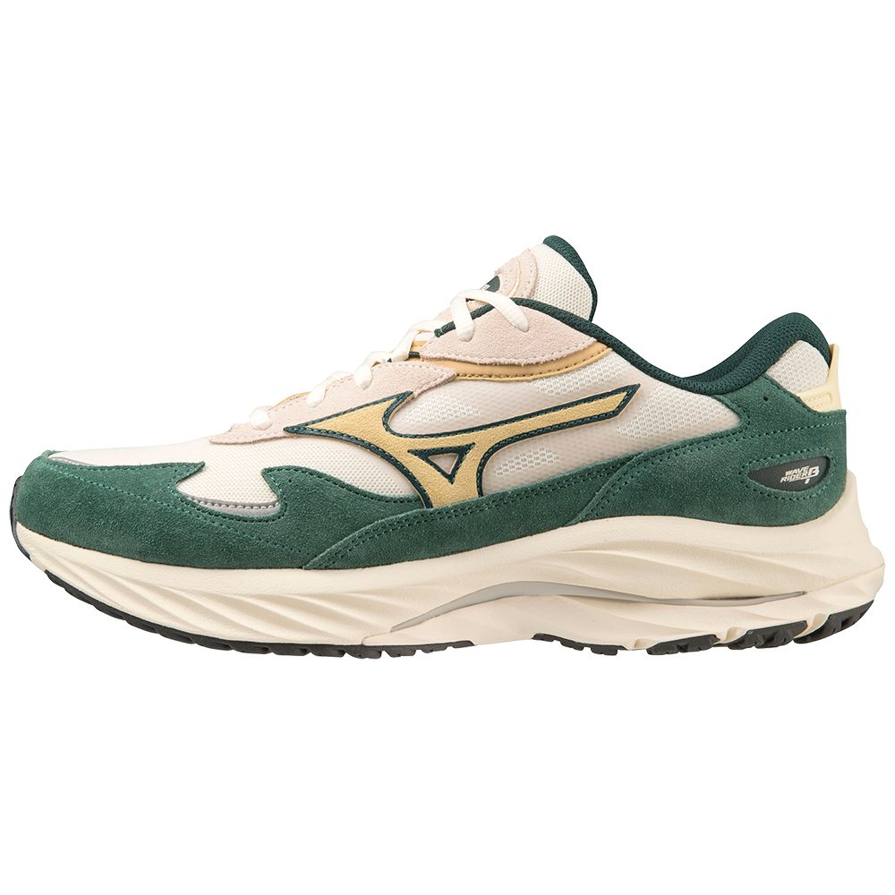 Mizuno Wave Rider Blancas Flores Verde | CVML-87516