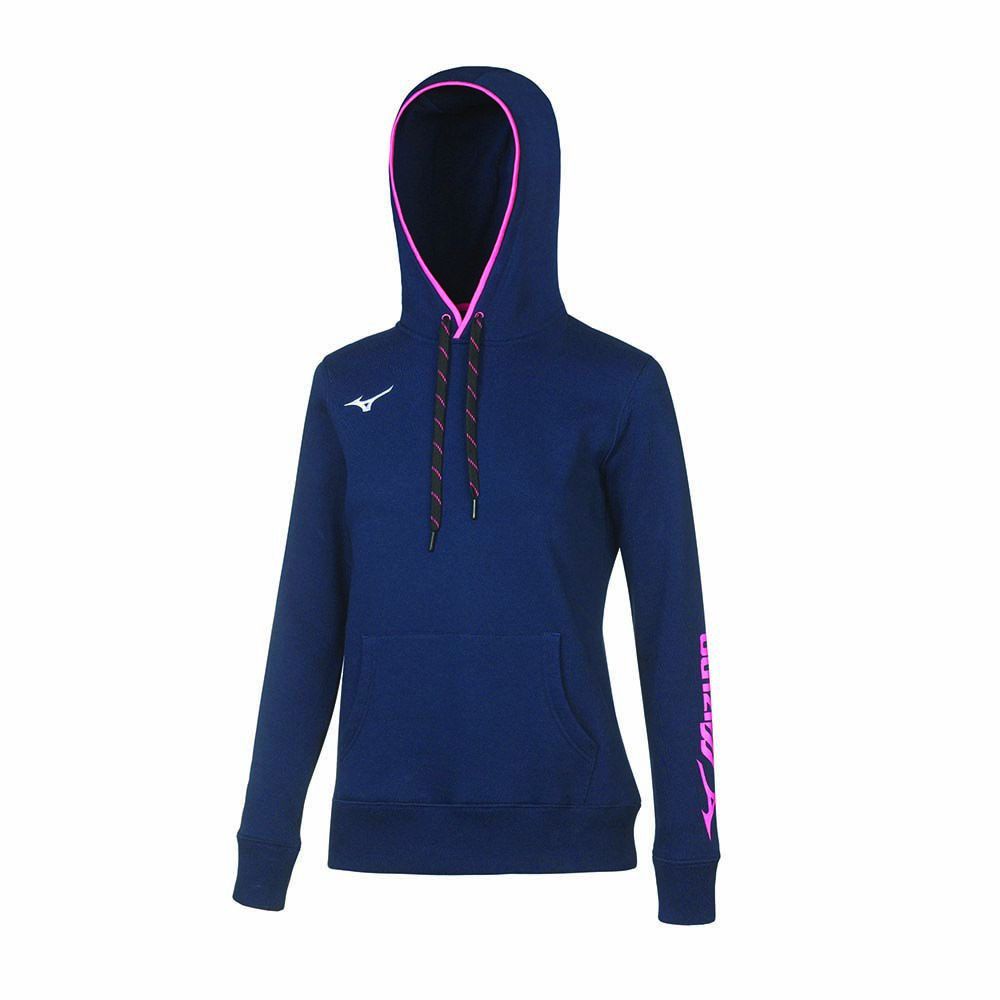 Mizuno Wom Sweat Hoodie Azules | FACX-52384
